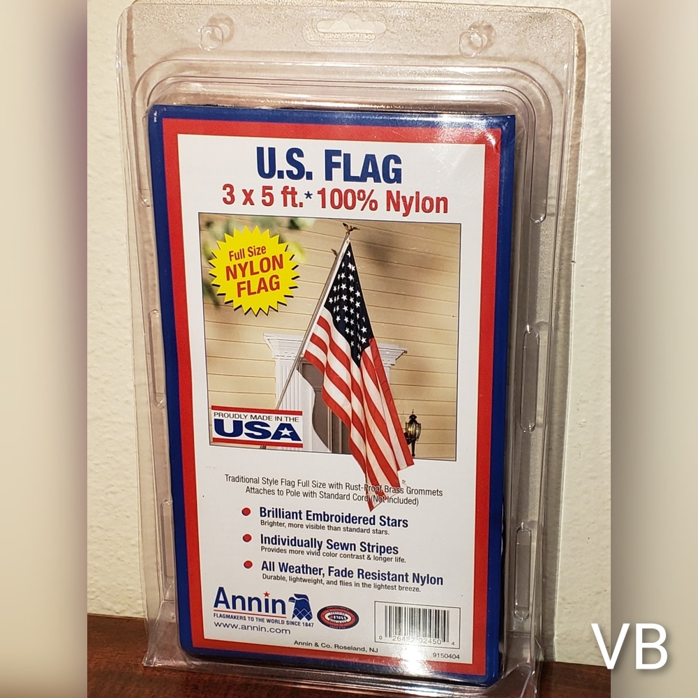 U. S. Flag, 3 x 5 ft  Nylon by Annin (Brand New).